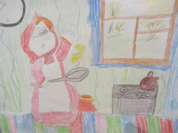 Конкурс рисунков Мои бабушка и дедушка