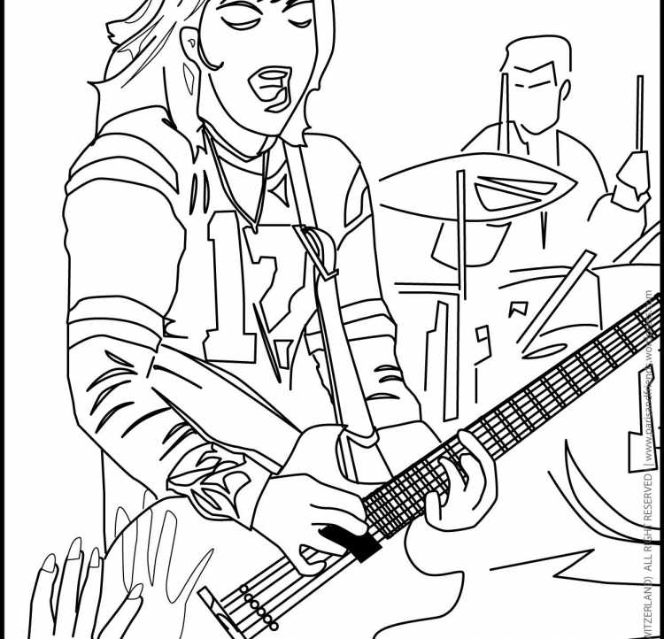 Ансамбль музыкантов раскраска