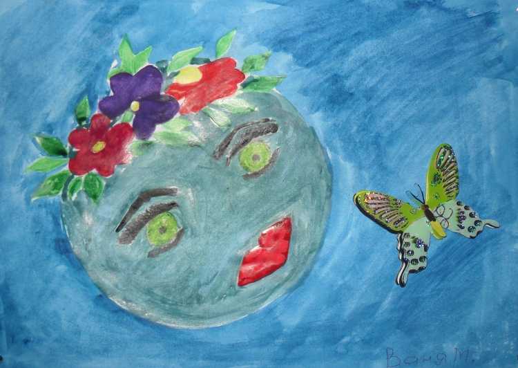 Рисование земля наш общий дом
