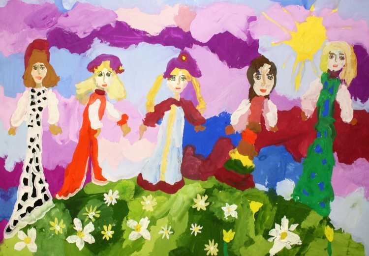 Хоровод рисунок