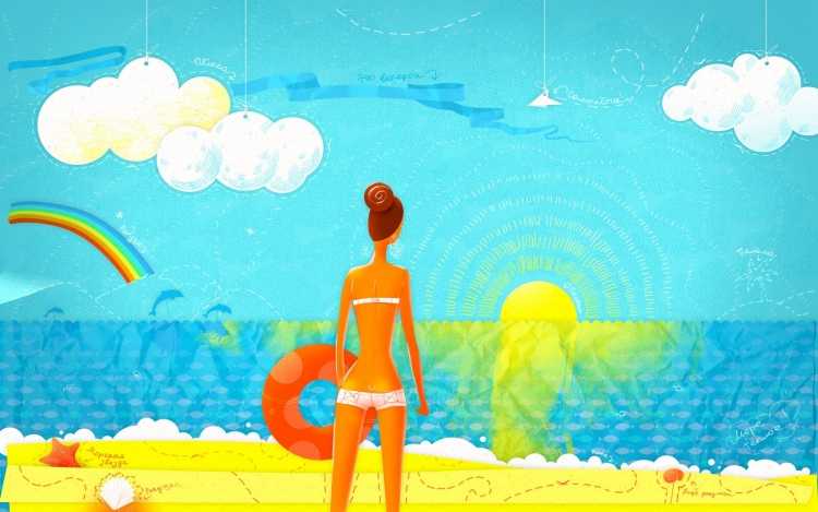 Мечты о лете рисунки