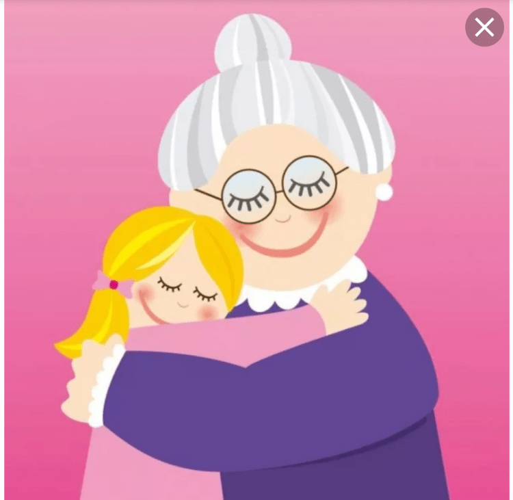 Бабушка рисунок