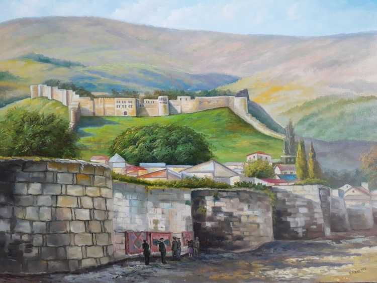 Крепость Нарын кала картина