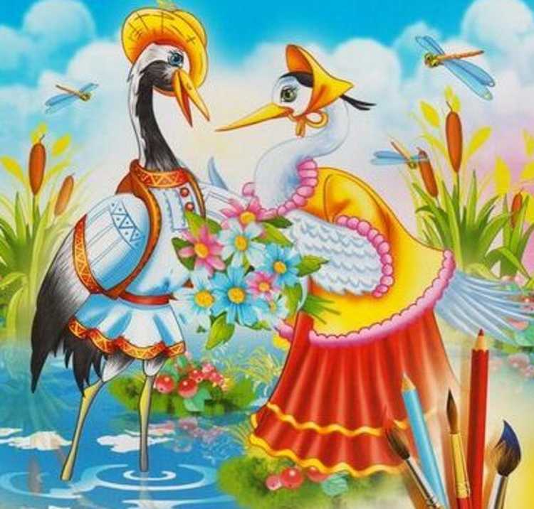 РНС журавль и цапля