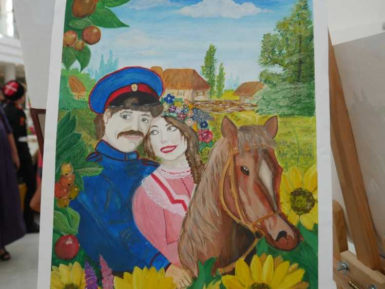 Рисунки на казачью тему