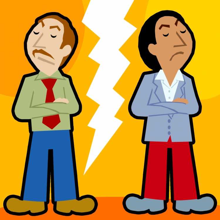 Конфликт иллюстрация