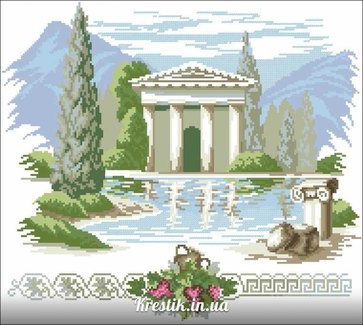 Древняя Греция пейзаж Эллада