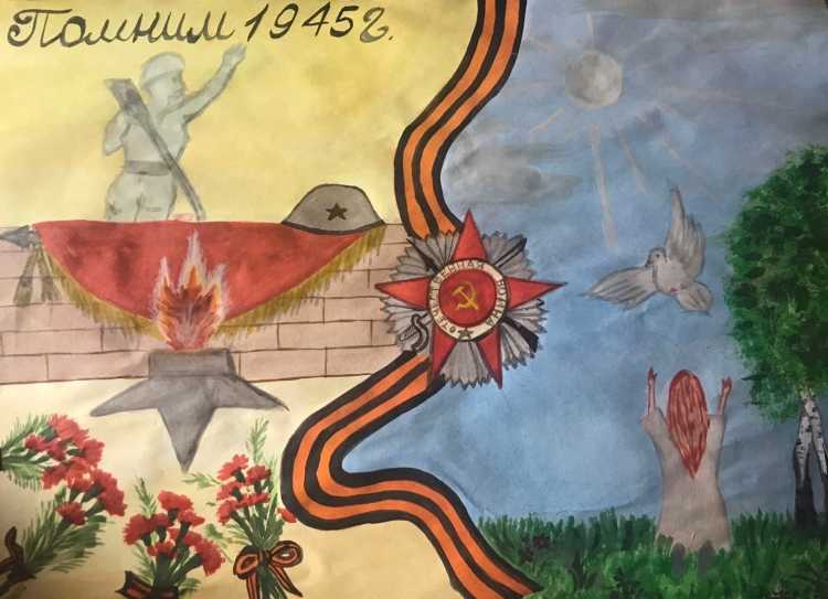 Рисунки на день Мужества