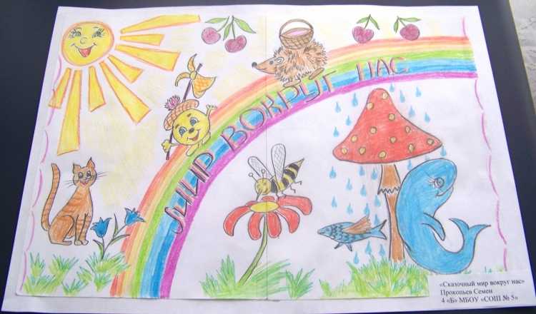 Мир вокруг нас рисунки на конкурс