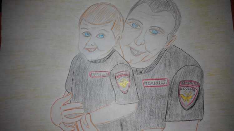 Полиция карандашом