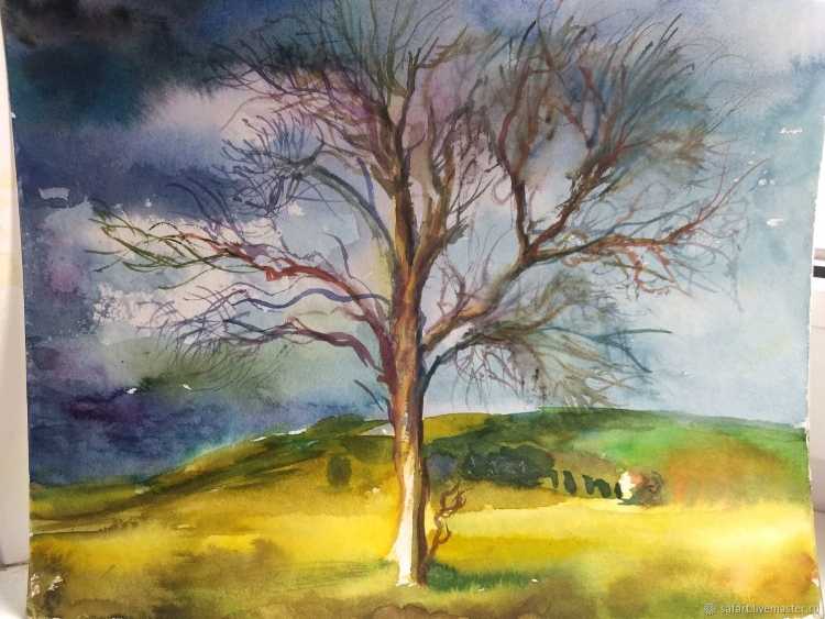 Картина Весенняя гроза рисуют дети