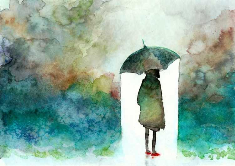 Девочка на море карандашом