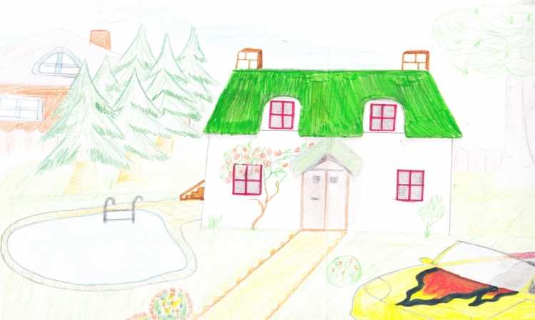 Рисунок на тему мой дом