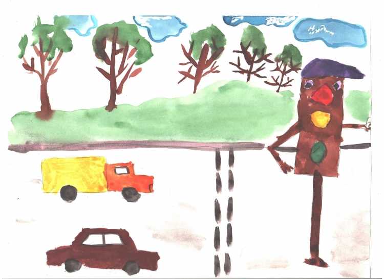 Конкурс рисунков мой друг светофор