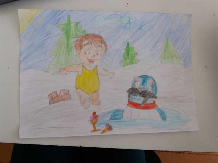 Закалка моя рисунок карандашом