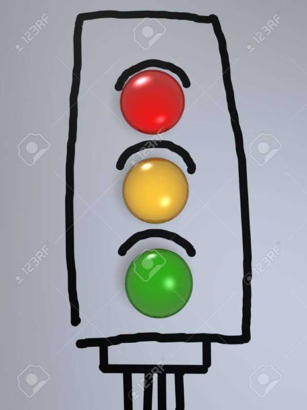 Светофор раскраска пластилином