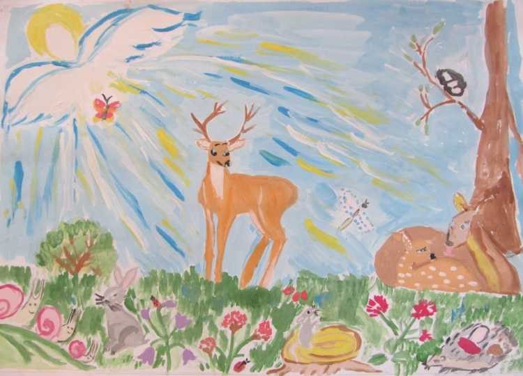 Рисунки на тему красота мира