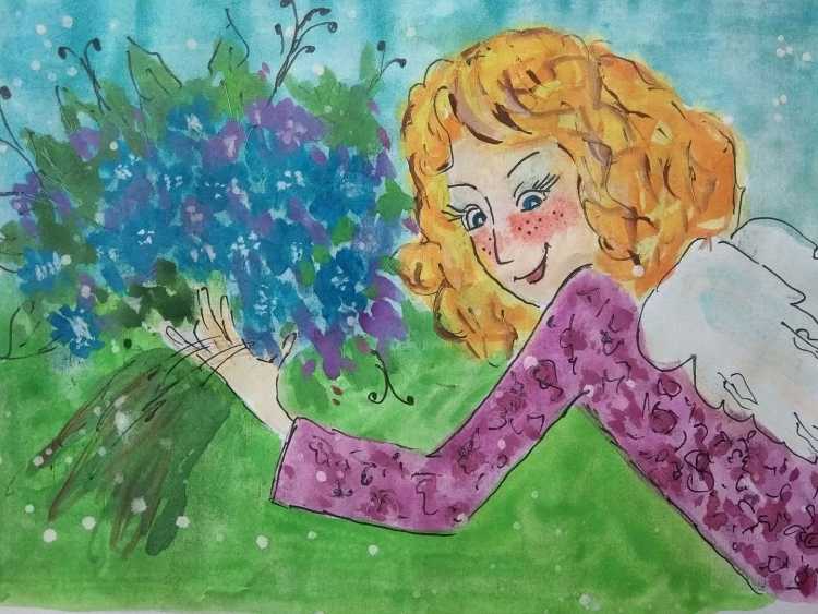 Рисунок на тему улыбка весны