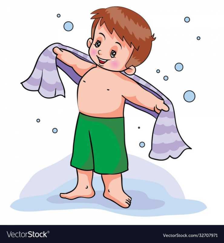 Обтирание закаливание