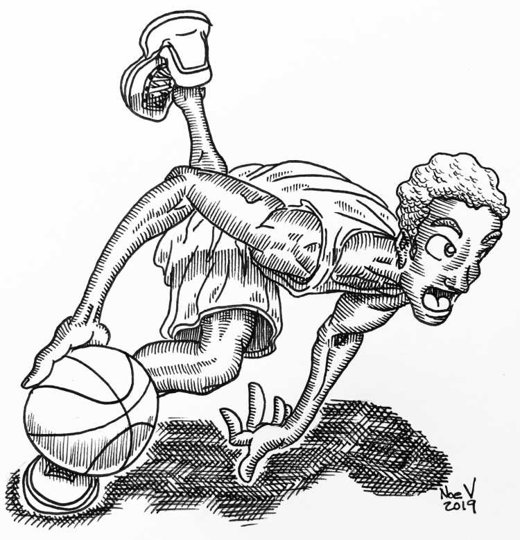 Эскизы баскетбол