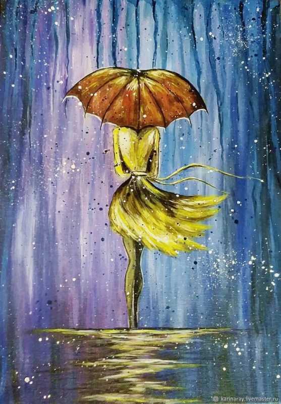 Красивые картины дождя