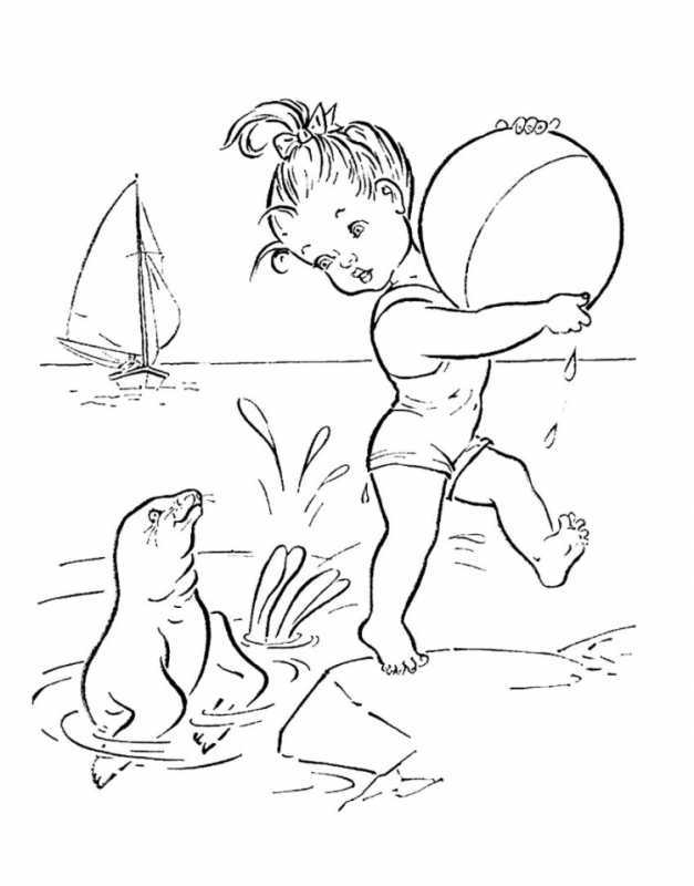 Лето карандашом для детей