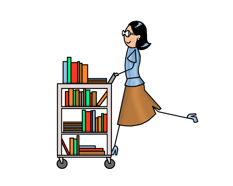 Библиотекарь мультяшный