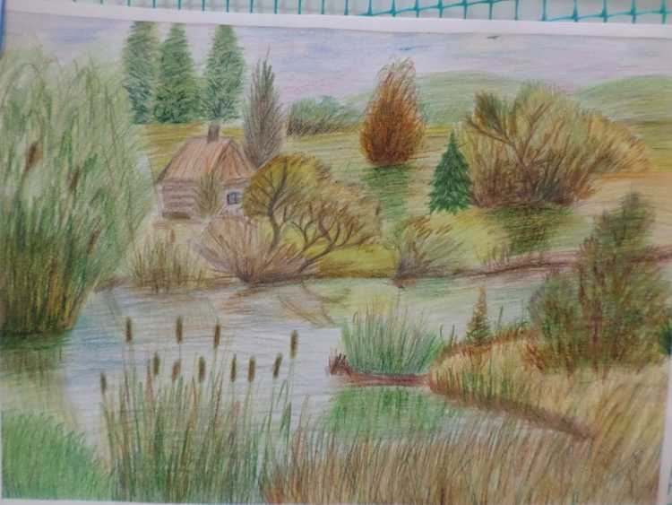 Рисование природа Кубани