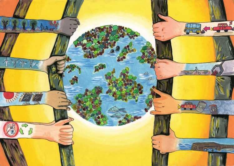 Коллаж на тему защита природы