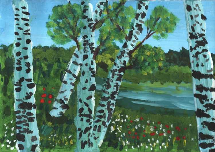 Николай Михайлович рубцов березы