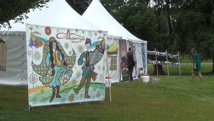 Украшение палатки на Сабантуй