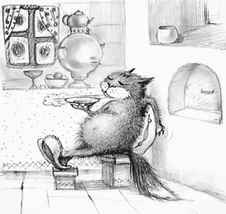 Чаепитие карикатура