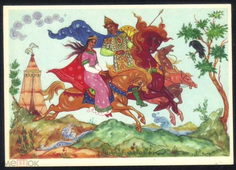 Илья Муромец и Соловей разбойник раскраска для детей