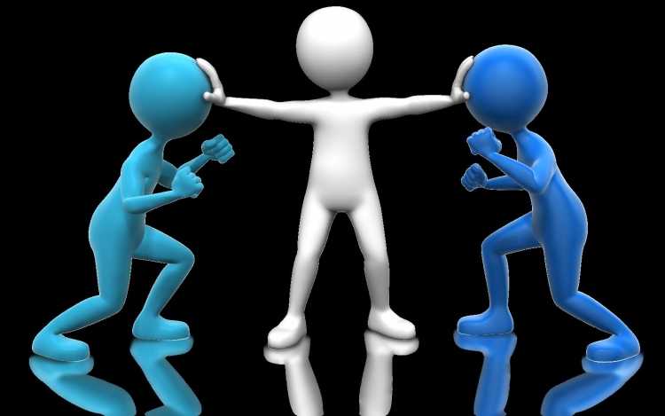 Спор человечки