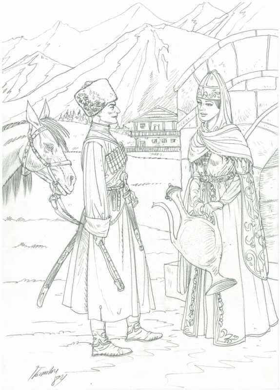 Художник Дагестана Чох