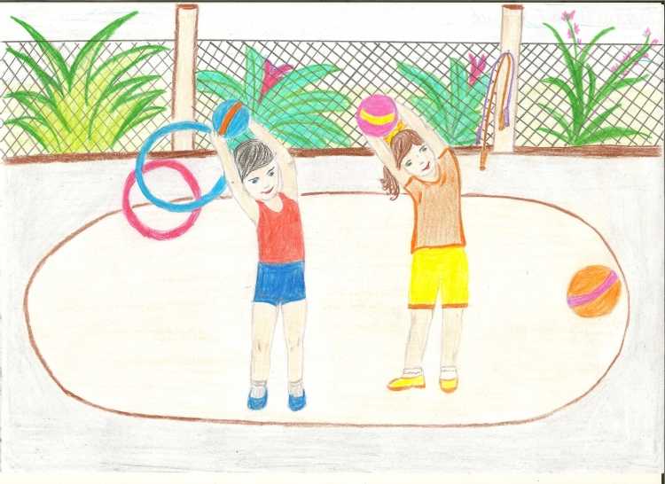 Рисунок на тему спорт