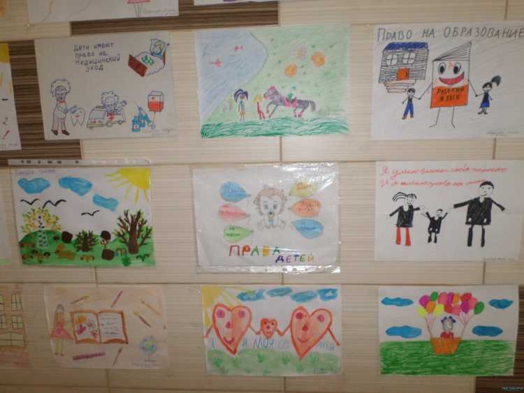 Конкурс рисунков права глазами детей