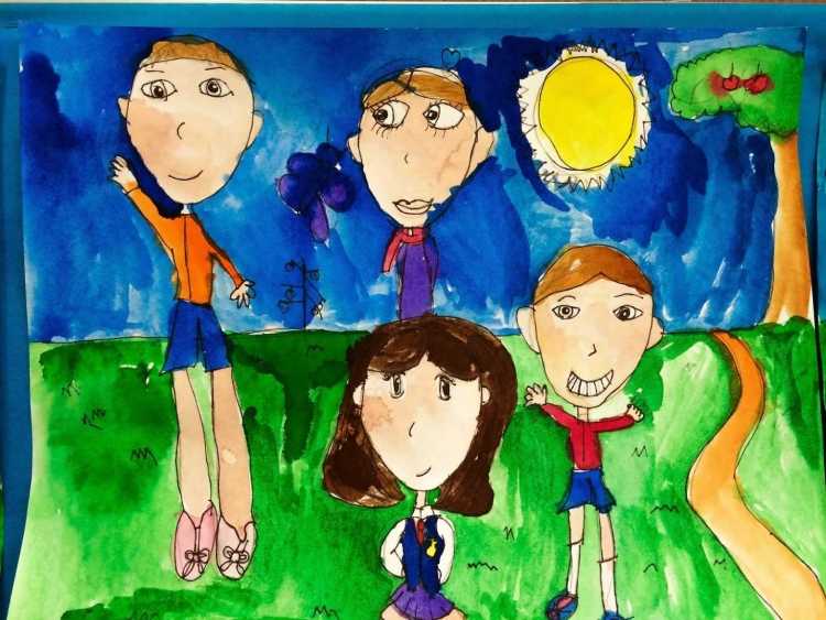 Семья рисунок