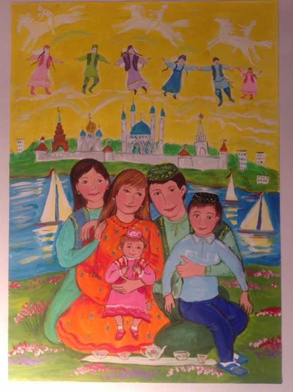 Сабантуй рисунок