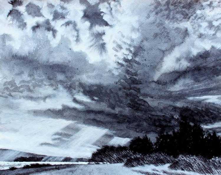 Буря гуашью