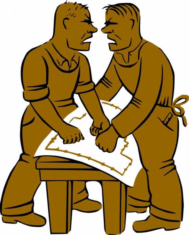 Спор иллюстрация