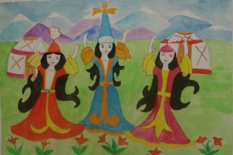 Рисунок Казахстан наш общий дом