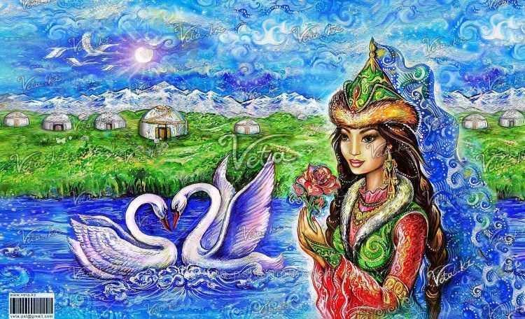 Детские рисунки ко Дню независимости