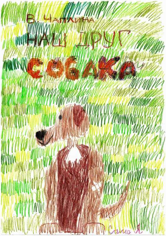 Рисунок о любимой книге о природе