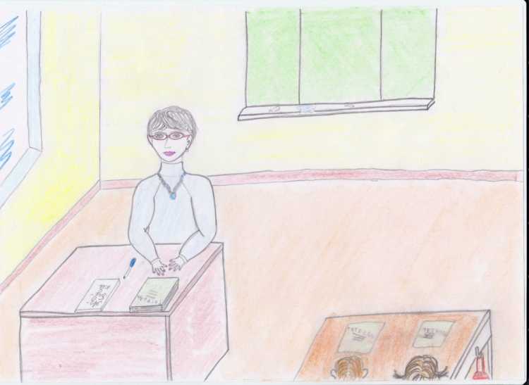 Рисунок класса карандашом