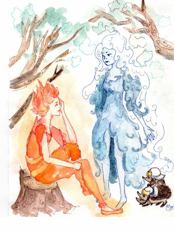 Сказка огонь и вода