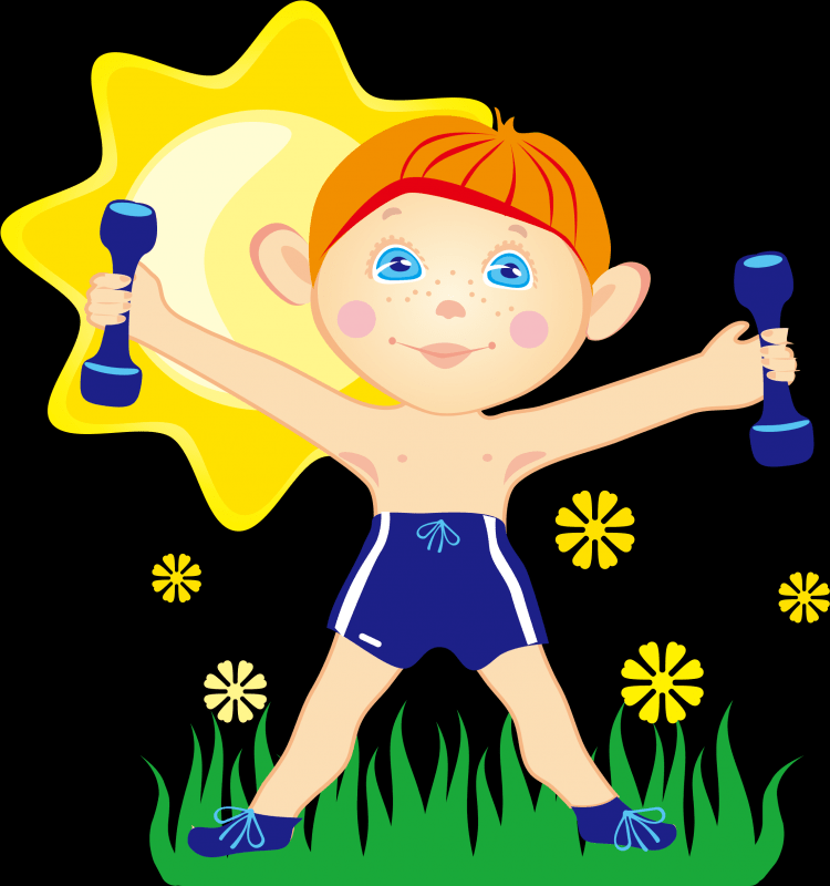 Спортивный мальчик мультяшный