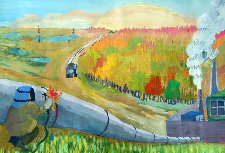 Конкурс рисунков Газпром