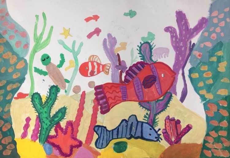 Композиция подводное царство