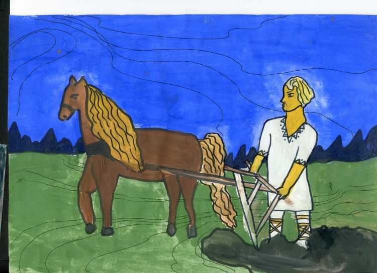 Богатырь раскраска для детей